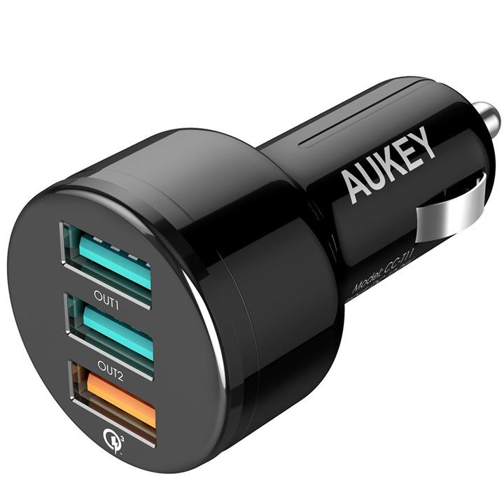 شارژر فندکی آکی مدل CC-T11 Aukey CC-T11 Car Charger